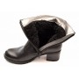 Ghete dama casual negre din piele naturala box GD204N